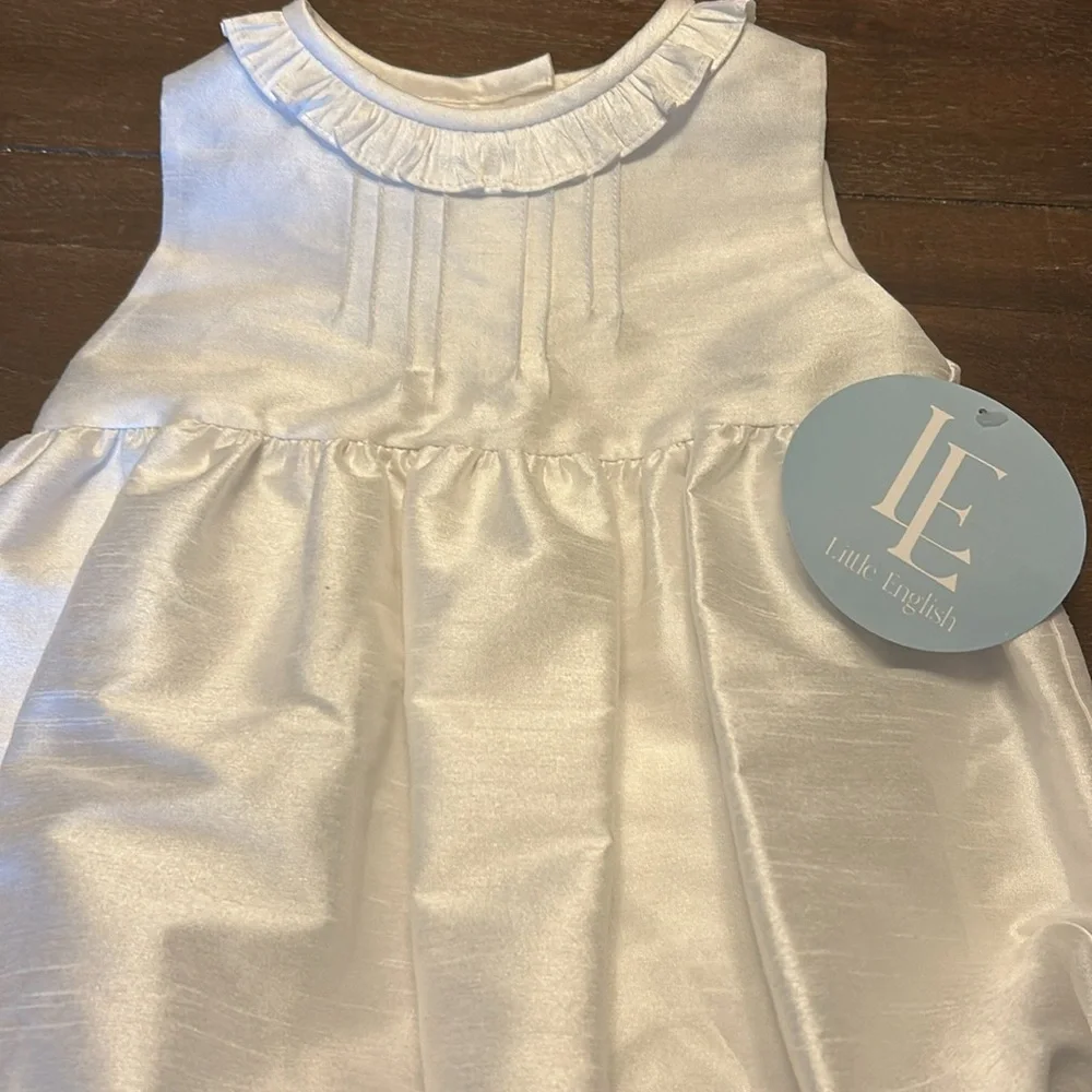 Little English New with Tags White Formal/ Special Occasion Bubble - Picture 2 of 7